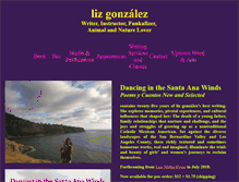Tablet Screenshot of lizgonzalez.com